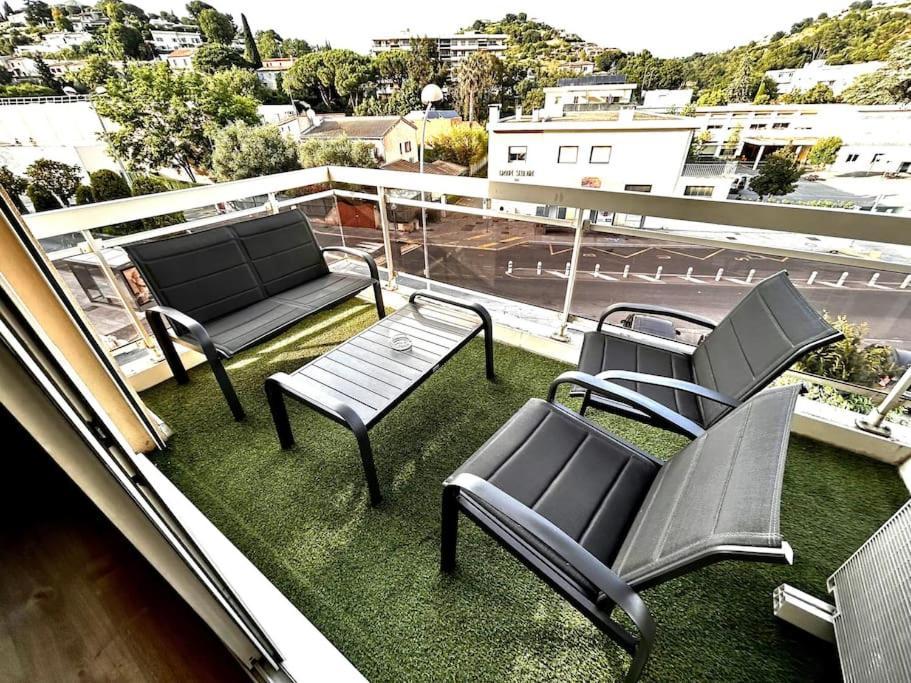 Superbe Studio Climatise Avec Terrasse Proche Mer كانيو سور مير المظهر الخارجي الصورة